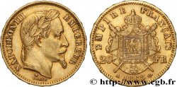 20 francs or Napoléon III, tête laurée 1868 Paris F.532/18