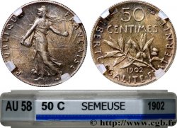 50 centimes Semeuse 1902 Paris F.190/9