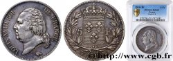 5 francs Louis XVIII, tête nue 1818 Lille F.309/39