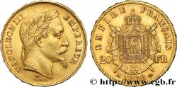 20 francs or Napoléon III, tête laurée 1868 Paris F.532/18 TTB53 