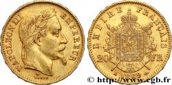 20 francs or Napoléon III, tête laurée 1869 Paris F.532/20 AU50 