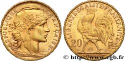 20 francs or Coq, Dieu protège la France 1904 Paris F.534/9