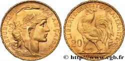 20 francs or Coq, Dieu protège la France 1906 Paris F.534/11