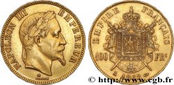 100 francs or Napoléon III, tête laurée 1868 Paris F.551/10