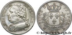 5 francs Louis XVIII, buste habillé 1814 Bayonne F.308/8