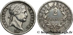 2 francs Napoléon Ier tête laurée, Empire français 1813 Limoges F.255/57