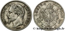 2 francs Napoléon III, tête laurée 1867 Bordeaux F.263/7 TTB40 