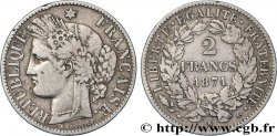 2 francs Cérès, avec légende 1871 Bordeaux F.265/7