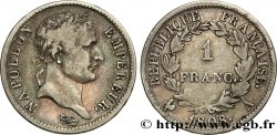 1 franc Napoléon Ier tête laurée, République française 1808 Paris F.204/2 TB30 