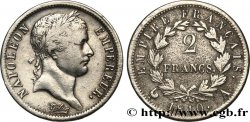 2 francs Napoléon Ier tête laurée, Empire français 1810 Paris F.255/10