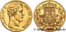 20 francs or Charles X 1825 Paris F.520/1