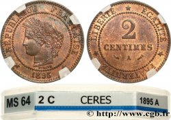 2 centimes Cérès 1895 Paris F.109/21