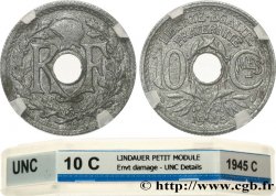 10 centimes Lindauer, petit module 1945 Castelsarrasin F.143/4