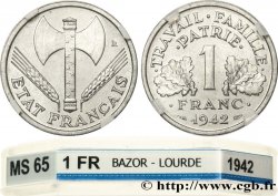 1 franc Francisque, lourde 1942 Paris F.222/3