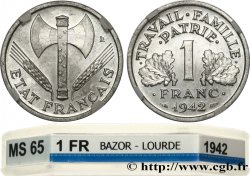 1 franc Francisque, lourde 1942 Paris F.222/3