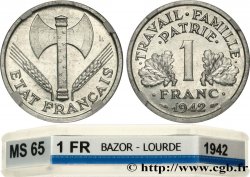 1 franc Francisque, lourde 1942 Paris F.222/2