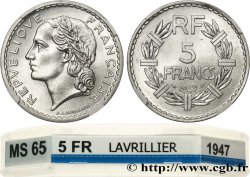 5 francs Lavrillier, aluminium 1947  F.339/9