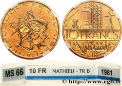 10 francs Mathieu, tranche B 1981 Pessac F.365/9