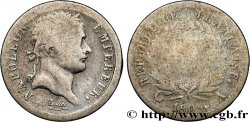 Demi-franc Napoléon Ier tête laurée, République française 1808 Paris F.177/2