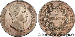 1 franc Napoléon Empereur, Calendrier révolutionnaire 1805 Lille F.201/39