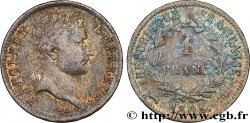1 franc Napoléon Ier tête laurée, République française 1808 Rouen F.204/3