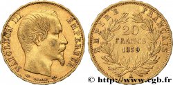 20 francs or Napoléon III, tête nue 1859 Paris F.531/15