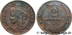 2 centimes Cérès 1887 Paris F.109/13 TTB40 