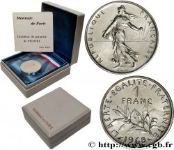 Piéfort Nickel de 1 franc Semeuse 1968 Paris GEM.104 P1