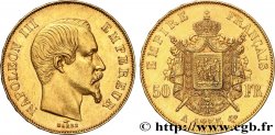 50 francs or Napoléon III, tête nue 1855 Paris F.547/1 SUP55 