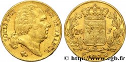 20 francs or Louis XVIII, tête nue 1817 Lille F.519/9 TTB 