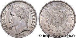 1 franc Napoléon III, tête laurée 1866 Strasbourg F.215/4 SUP62 