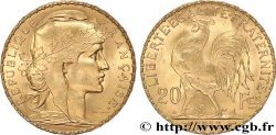 20 francs or Coq, Liberté Égalité Fraternité 1912 Paris F.535/6 SUP+ 
