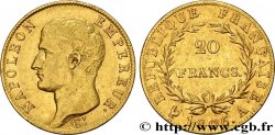 20 francs Napoléon tête nue, calendrier grégorien 1806 Paris F.513/1