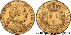 20 francs or Louis XVIII, buste habillé 1815 Paris F.517/10