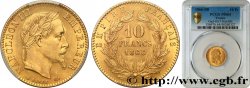 10 francs or Napoléon III, tête laurée 1866 Strasbourg F.507A/13