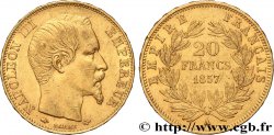 20 francs or Napoléon III, tête nue 1857 Paris F.531/12 BB 