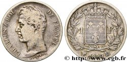 1 franc Charles X, matrice du revers à quatre feuilles 1829 Marseille F.207A/22