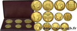 Concours monétaire de 1929, boîte de six essais, 100 francs et 10 francs en bronze-aluminium 1929 Paris GEM.161 3
