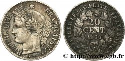 20 centimes Cérès, IIe République 1850 Bordeaux F.146/5