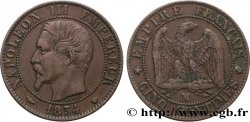 Cinq centimes Napoléon III, tête nue 1854 Marseille F.116/14 SS45 