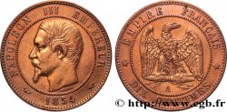 Dix centimes Napoléon III, tête nue 1854 Paris F.133/11