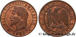 Un centime Napoléon III, tête laurée 1862 Paris F.103/4