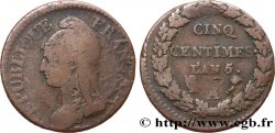 Cinq centimes Dupré, grand module 1797 Paris F.115/1