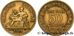50 centimes Chambres de Commerce 1928 Paris F.191/10
