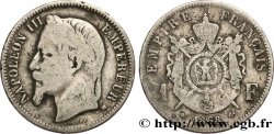1 franc Napoléon III, tête laurée 1868 Strasbourg F.215/11