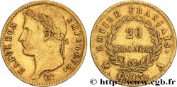 20 francs or Napoléon tête laurée, Empire français 1813 Paris F.516/30 XF40 