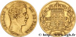 20 francs or Charles X, matrice du revers à cinq feuilles 1830 Paris F.521/6