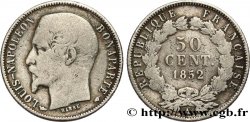 50 centimes Louis-Napoléon 1852 Paris F.185/1