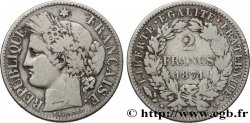 2 francs Cérès, avec légende 1871 Bordeaux F.265/7