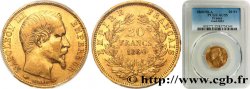 20 francs or Napoléon III, tête nue 1860 Paris F.531/17